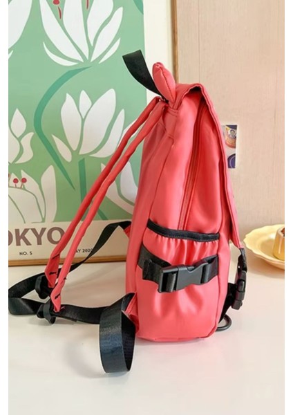 Sevimli Kedicik Yemek Çantası – Pembe (30x26 cm)