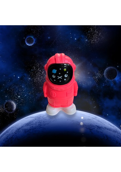 Küçük Astronot Çift Bıçaklı Silgili Kalemtraş