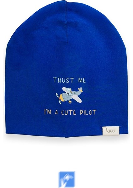 Cotton Çift Kat Erkek Çocuk Penye Bere ( 1-4 Yaş )