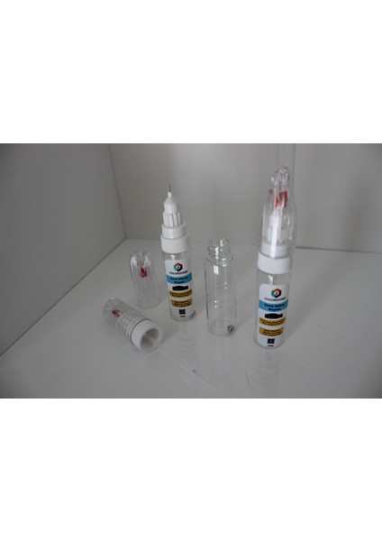 Parlak Siyah 2 in 1 İğneli ve Fırçalı Şişe Rötuş Boyası Tüm Marka ve Modeller İle Uyumlu Rutuş-Rütuş-Rütüş-Rötuş Boyası