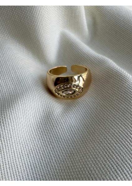 Taşlı Göz Şeklinde Yüzük fiyatları