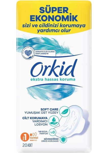 Ekstra Hassas Hijyenik Ped 1 Beden 20'li 8001841807171