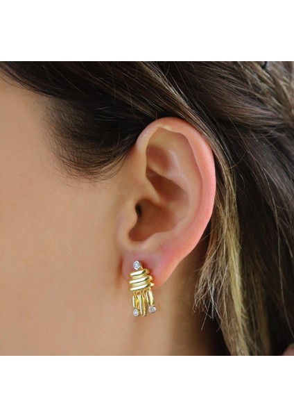 Camber Trend Gold Gümüş Küpe modelleri