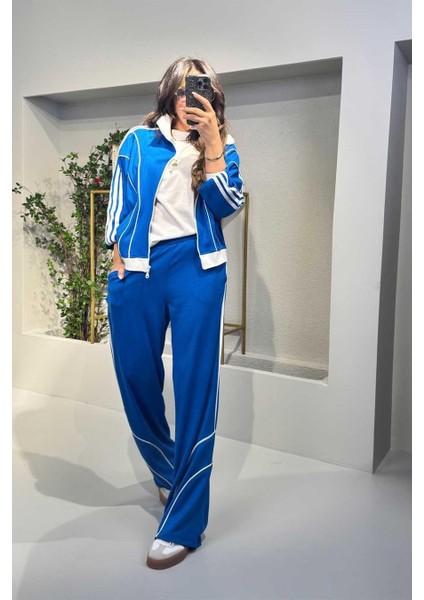 Egzotik Asortik Kadın Şeritli Eşofman Takım modelleri