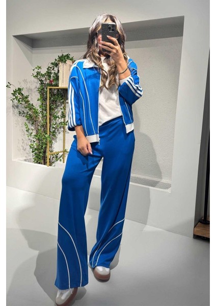 Egzotik Asortik Kadın Şeritli Eşofman Takım fırsatları