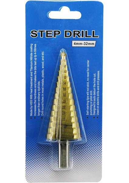 Hss Kademeli Matkap Ucu 4-32 mm - MCT7523-7725