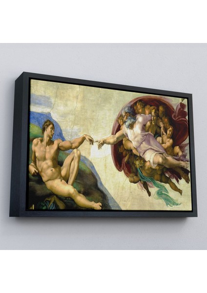 Çerçeveli Adeemin Yaratılışı Tablosu - The Creation Of ADAM-6631