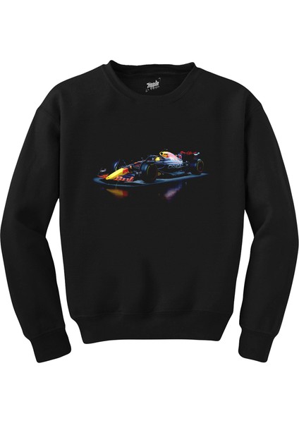 F1 Redbull Siyah Sweatshirt