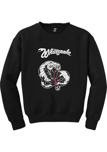 Whitesnake Trouble Siyah Sweatshirt