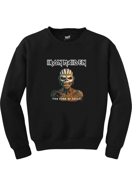 Iron Maiden The Book Of Souls Siyah Sweatshirt