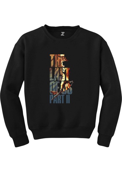 The Last Of Us 2 Butterfly Siyah Sweatshirt