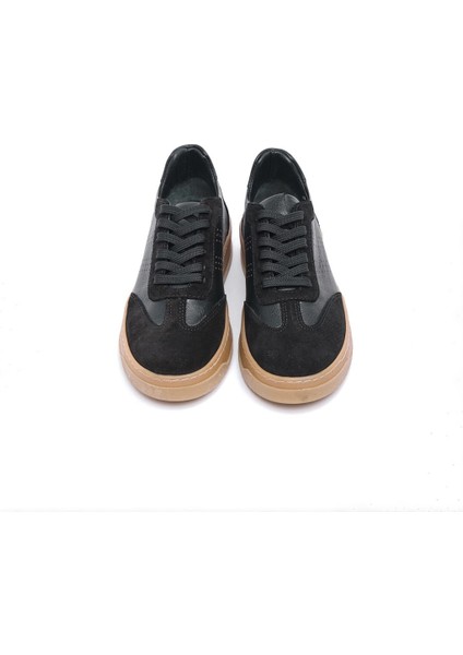 Hakiki Deri Bağcıklı Kadın Sneaker modelleri