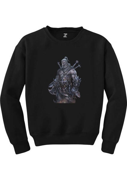 Diablo Iıı Reaper Of Souls Siyah Sweatshirt
