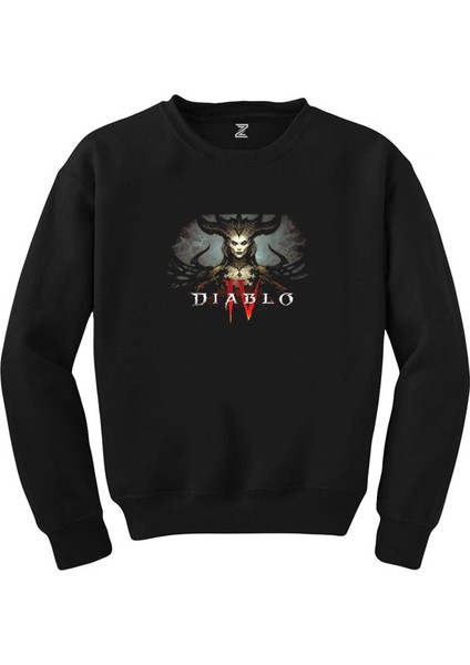 Diablo Iv Lilith Siyah Sweatshirt