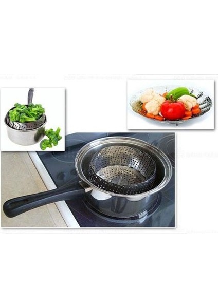 Oz cm ax Buharda Pişirme Aparatı Haşlama Sepeti