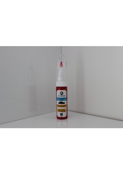 Volkswagen-Seat P3G Kırmızı 2 in 1 İğneli ve Fırçalı Şişe Tüm Modeller ile Uyumlu Rutuş-Rütuş-Rütüş-Rötuş Boyası