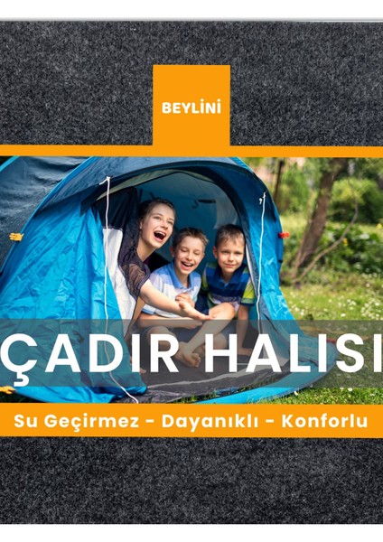 Kamp Matı Çadır Halısı Kaymaz Su Geçirmez Zemin Koruyucu Çadır Içi Dışı Kullanıma Uygun