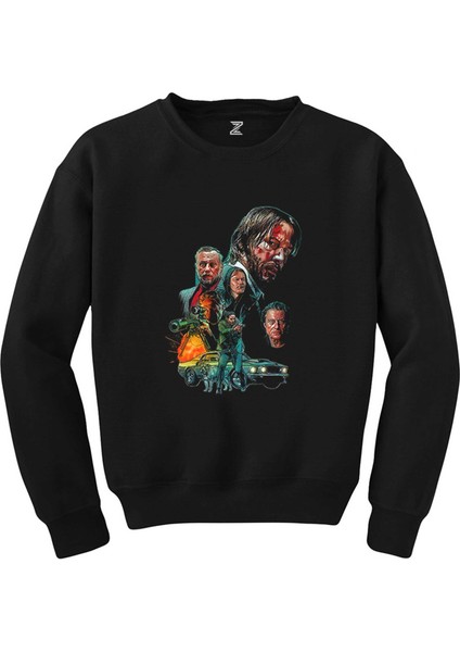 John Wick Best Series Siyah Sweatshirt
