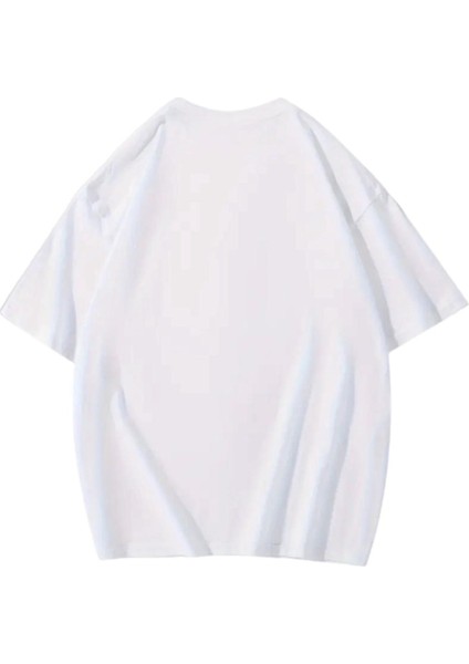 Free Happy Baskılı Bisiklet Yaka Unisex Tshirt fiyatları