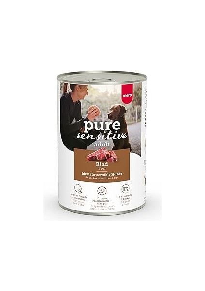 Mera Pure Sensitive Sığır Etli Kon Köpek Sı 400 Gram
