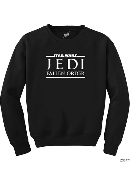 Star Wars Jedi Fallen Order Siyah Sweatshirt