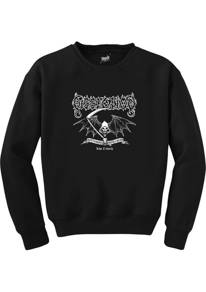 Dissection Live Rebirth Siyah Sweatshirt