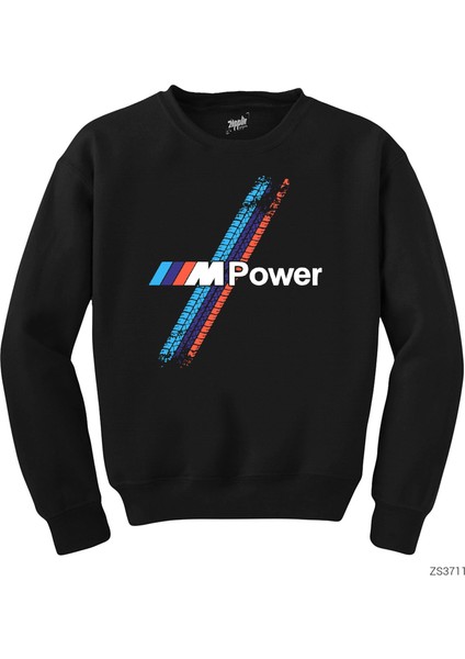 Bmw M Power Tyres Siyah Sweatshirt