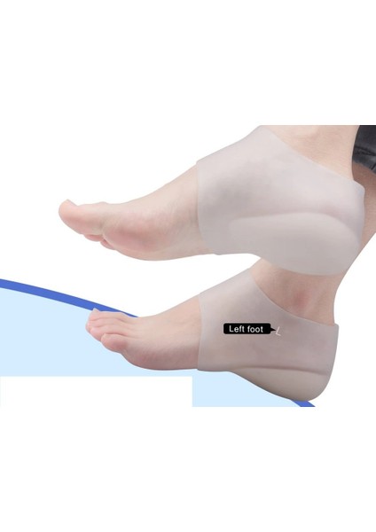 Topuk Yükseltici Topuk Çorabı - Beyaz modelleri