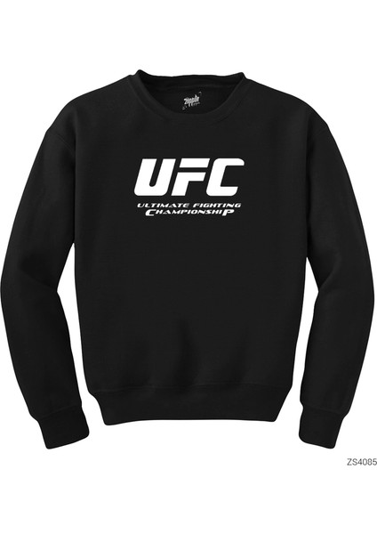 Ufc Ultimate Championship Siyah Sweatshirt