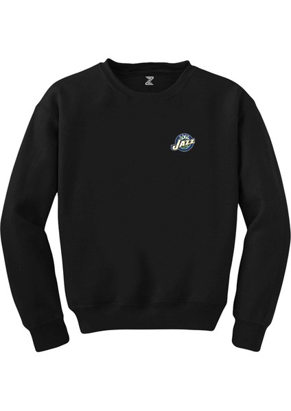 Utan Jazz Logo Siyah Sweatshirt