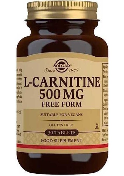 Maxi L Carnitine 500 Mg 30 Tablet (Firma Ürün Isminde Değişiklik Yapmıştır.)