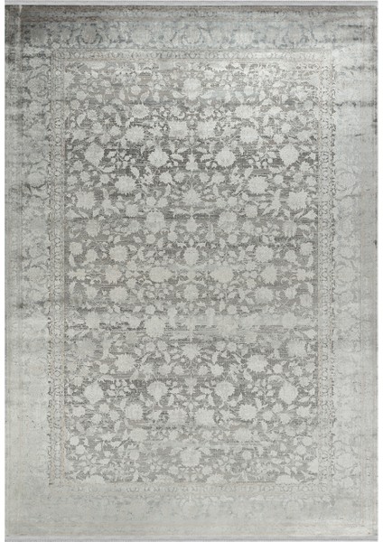 Halı Aura 2881 Gri Viskon 120 Tarak Özel Tezgah Üst Kalite Halı