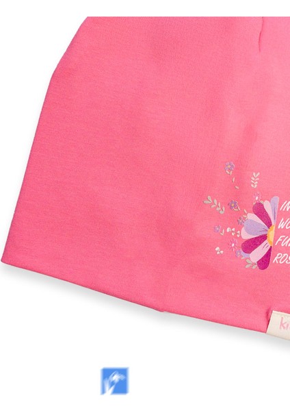 Cotton Çift Kat Kız Çocuk Penye Bere ( 4-8 Yaş )