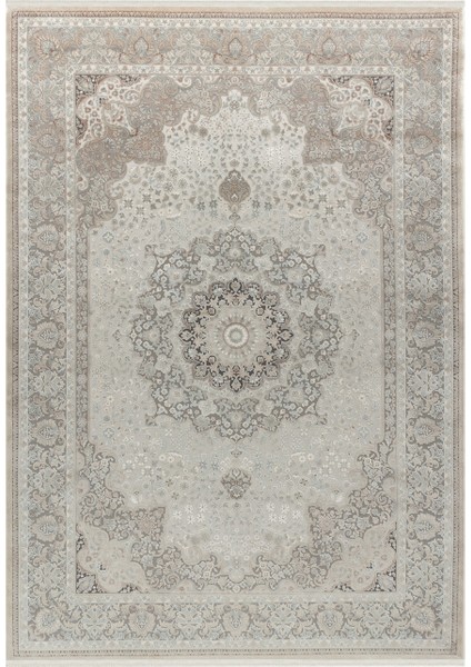 Halı Aura 2861 Gri Viskon 120 Tarak Özel Tezgah Üst Kalite Halı