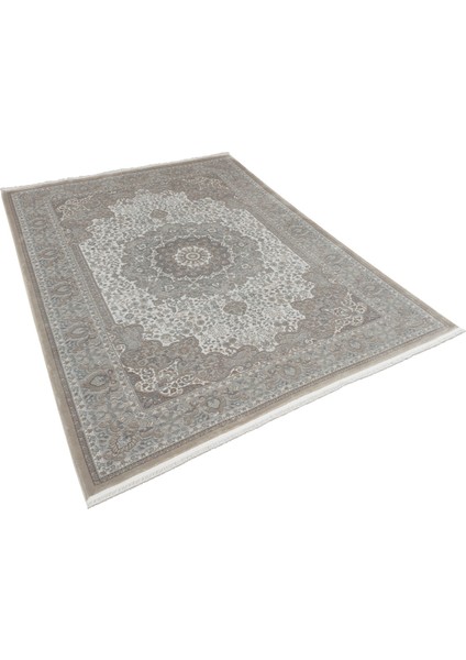 Halı Aura 2861 Gri Viskon 120 Tarak Özel Tezgah Üst Kalite Halı modelleri