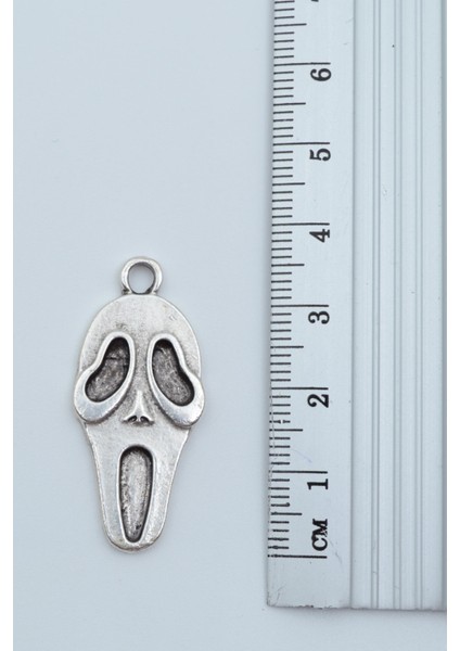 Scream - Çığlık Gümüş Kaplama Kolye Ucu