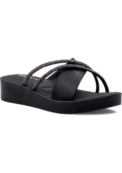 407006.Z5FX Kadın Comfort Terlik Siyah
