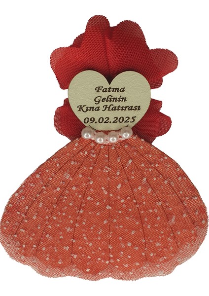 Düğün Nişan Nikah Kına Söz Hediyelik Elbise Model Çiçek Süslü Magnet 25 Adet fiyatları