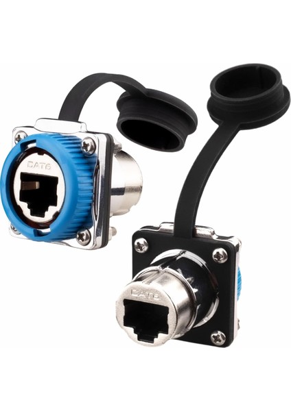 Dişi - Dişi IP68 Su Geçirmez Metal RJ45 Konnektör (4987) fiyatları