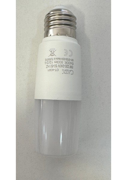 5 Adet CT-4091 Cata 8W Beyaz LED Ampul