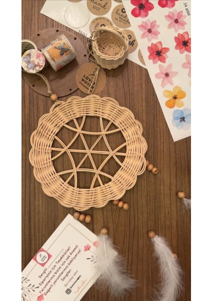 Rattan Düş Kapanı Kapı Süsü Rüzgar Çanı fiyatları