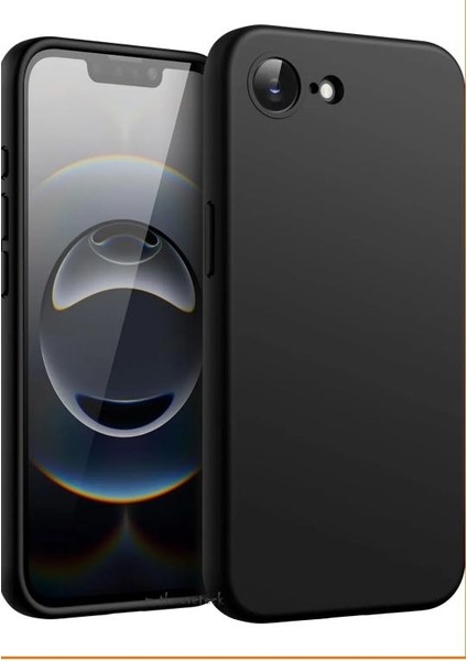 Apple iPhone 16E Kilif Kamera Korumall Yumusak Renkli Silikon Kapak Silinebilir Mat Hisli