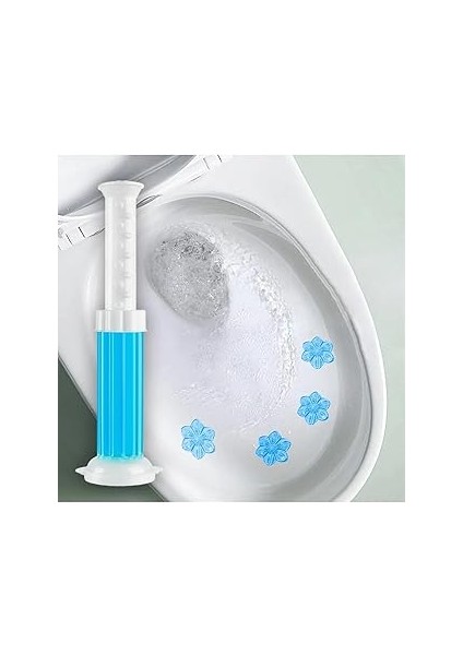 Wc Tuvalet Temizleme Jeli Klozet Jel Blok Koku Giderici Desenli Klozet Jeli Mavi 1 Adet
