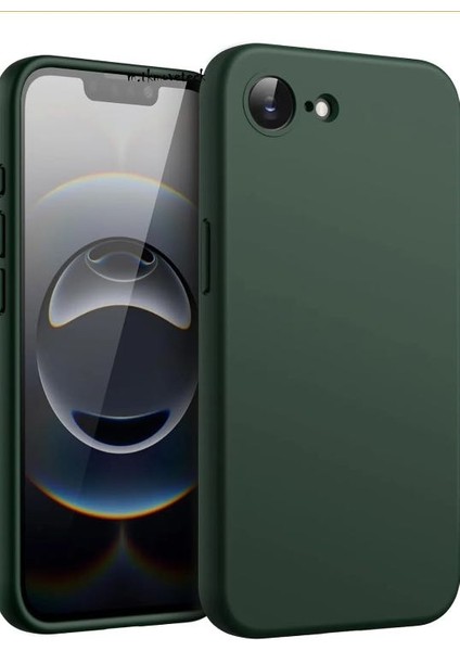 Apple iPhone 16E Kilif Kamera Korumall Yumusak Renkli Silikon Kapak Silinebilir Mat Hisli