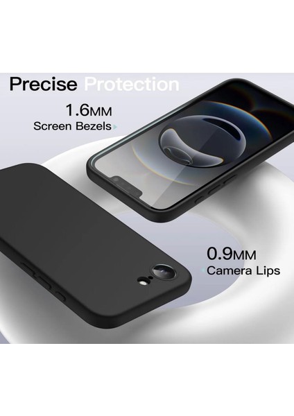 Apple iPhone 16E Kilif Kamera Korumall Yumusak Renkli Silikon Kapak Silinebilir Mat Hisli