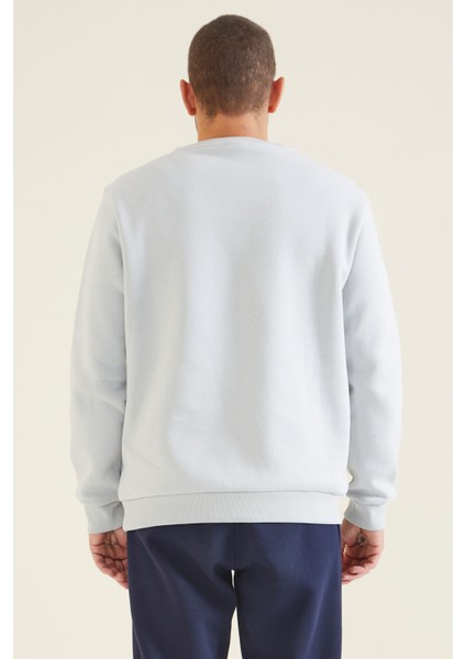 Erkek Açık Gri Gizli Cep Detaylı Sweatshirt 88292-90 fırsatları