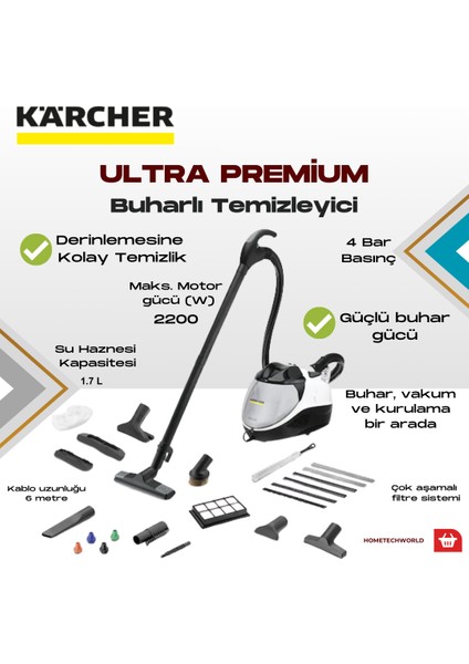 Ultra Premium Buharlı Temizlik Makinesi