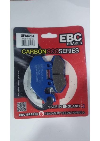 Fren Balatası Carbon SFAC264 Sym Jet 14 Ön Fren Balatası