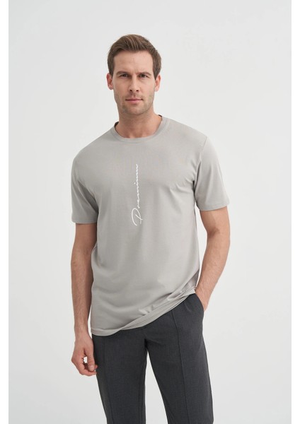 Gri Erkek T-Shirt 4091 fiyatları