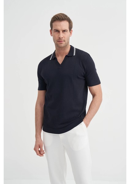 Triko Siyah Erkek Polo Yaka T-Shirt 3037 fırsatları